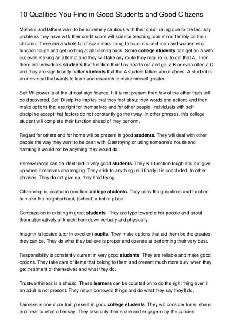 How to present the positive qualities of a person in a resume 50 How to present the positive qualities of a person in a resume 52
